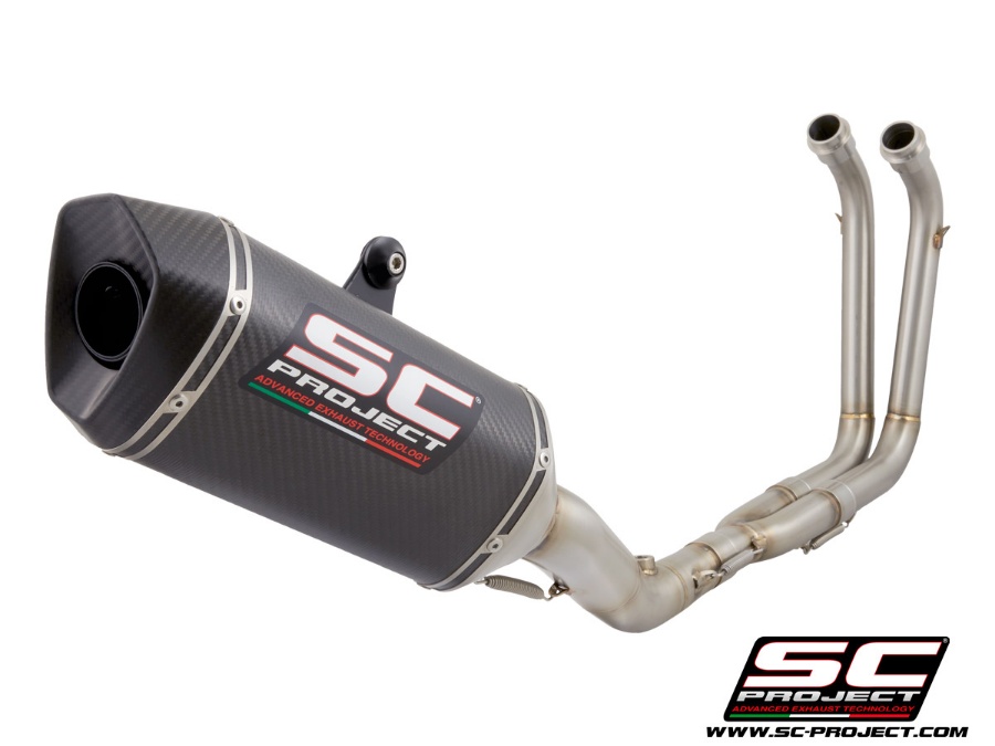 Picture of 2-1 Stainless steel full exhaust system, with SC1-M carbon exhaust