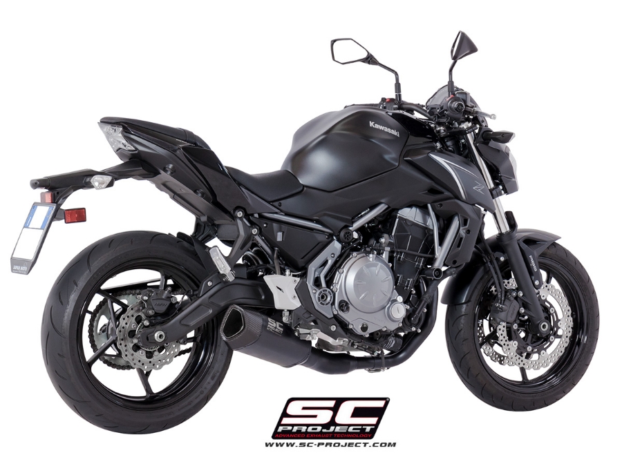 SC-Project - Stainless steel full system with titanium SC1-R GT exhaust - KAWASAKI  Z 650
