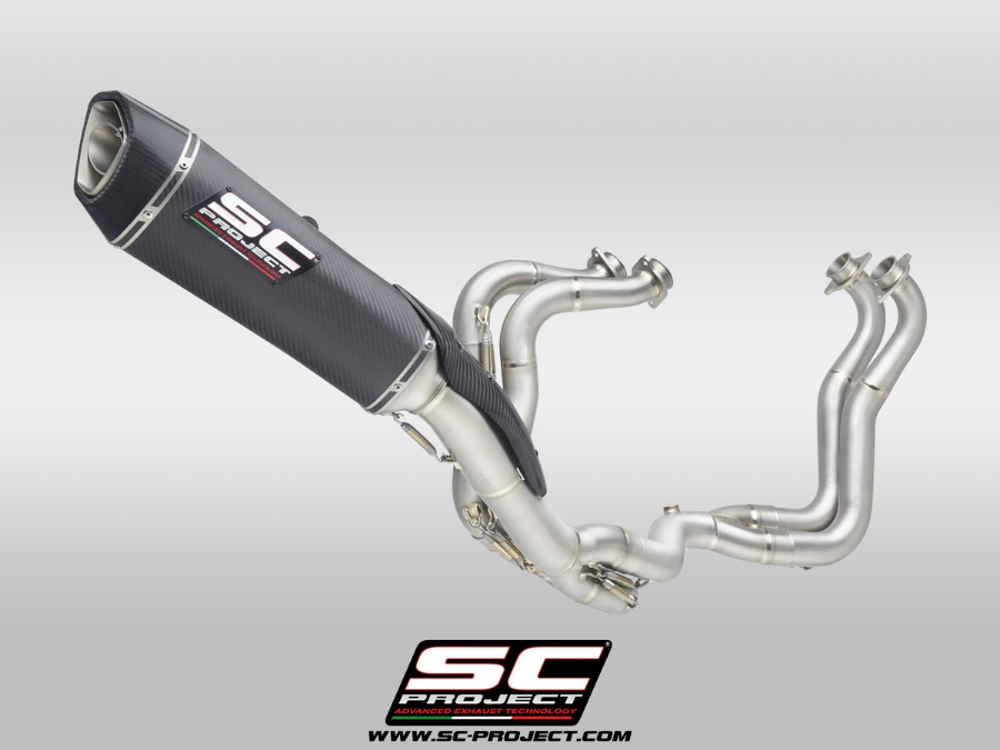 Picture of 4-2-1 Titanium full exhaust system, with SC1-R carbon exhaust (250 mm)