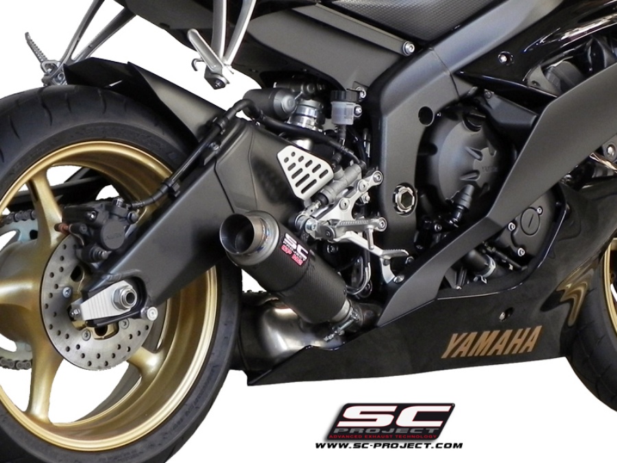 Picture of GP-M2 carbon exhaust, low mount